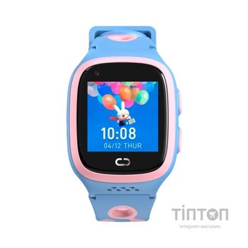 Смарт-годинник Canyon ZEFIR KW-49 E-SIM 4G GPS Pink-Blue Дитячий смарт-годинник (CNE-KW49PB)