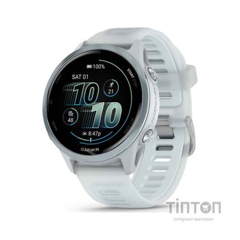 Смарт-годинник Garmin Forerunner 570 - 42MM, Whitestone/Cloud Blue, GPS (010-02970-01)
