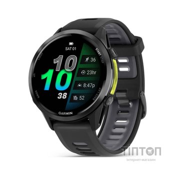 Смарт-годинник Garmin Forerunner 970, Black/Amp Yellow, GPS (010-02969-10)