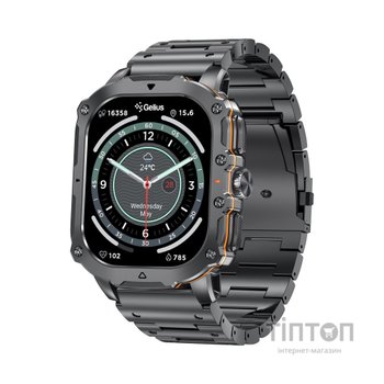 Смарт-годинник Gelius Tactical Heavy (GP-SW016) Black Chrome (2099901019097)