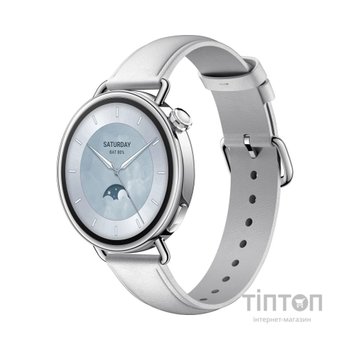 Смарт-годинник Xiaomi Watch S4 41mm Leather Strap Білий BHR07VUGL (1166774)
