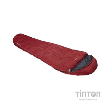 Спальний мішок High Peak TR300 0°C Dark Red/Grey Left (23066) (929557)