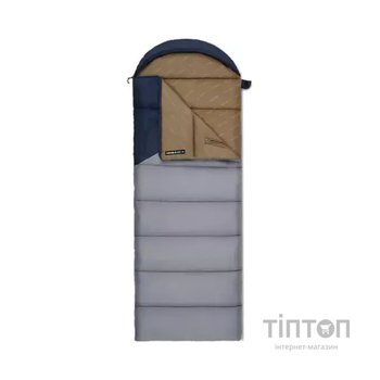 Спальний мішок Naturehike з капюшоном Sunny Day PL02 U450 CNK2550WS028, (3,9°C), лівий, блакитно-синій (6977465868428)