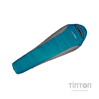 Спальний мішок Terra Incognita Siesta Long 200 L бірюзовий/сірий (4823081506911)