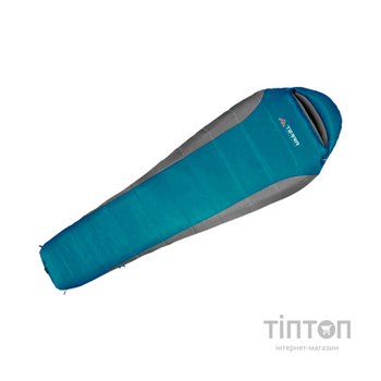 Спальний мішок Terra Incognita Siesta Regular 100 L бірюзовий/сірий (4823081506836)