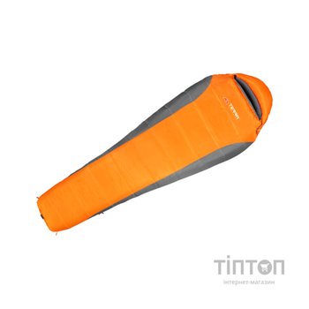 Спальний мішок Terra Incognita Siesta Regular 100 R жовтогарячий/сірий (4823081505235)