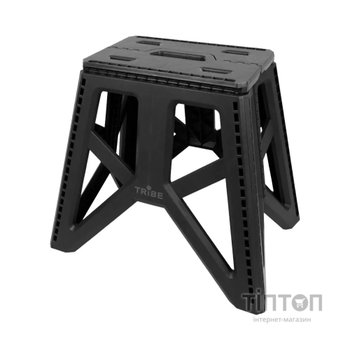 Стілець складаний Tribe Camp Chair High пластиковий black (T-EF-0002-black)