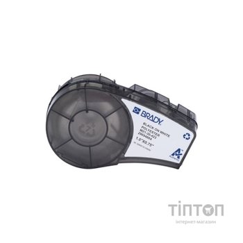 Стрічка для принтера етикеток Brady M21-30-423, 38.1мм х 19.05мм, 91ет, black on white, поліестр (152098)