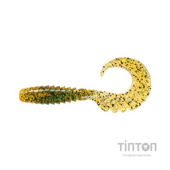 Силікон рибальський FishUP Fancy Grub 1" 036 - Caramel/Green & Black (12шт/уп) (1862.02.24)
