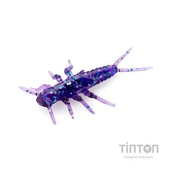 Силікон рибальський FishUP Stonefly 0.75" 060 - Dark Violet/Peacock&Silver (12шт/уп) (1864.04.98)