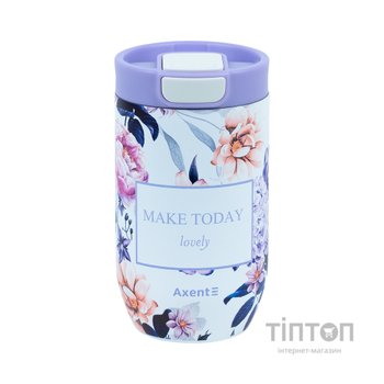 Термокружка Axent 350 мл Violet Whispers (8721-10-A)