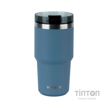 Термокружка Kite 600 мл сіра (K24-1206-3)