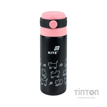 Термос Kite 500 мл, чорний (K25-1222-3)