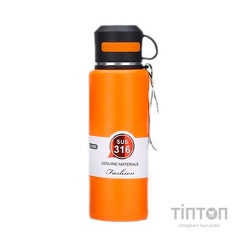 Термос Merlion Fashion 0,6 л, помаранчевий (SUS316-600Orange)