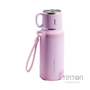 Термос Merlion з чашкою та ситечком 0,6 л, фіолетовий (TermTea-600Purple)