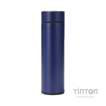 Термос Merlion з ситечком 0,5 л, синій (SUS-304Be-500)