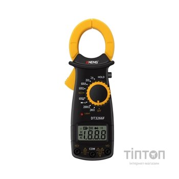 Токові кліщі ANENG DT3266F. V DC, V AC, A AC, Ω, NCV. продзвонювання, перевірка діодів, Hold, індикація фази. (DT3266F)