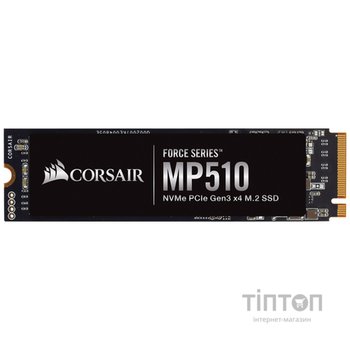 Твердотільний накопичувач Corsair Force Series MP510 2280 PCle 3.0 x4 NVMe 240GB (CSSD-F240GBMP510)