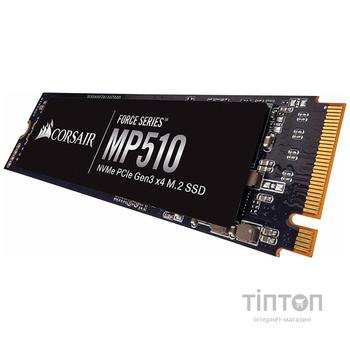 Твердотільний накопичувач Corsair Force Series MP510 2280 PCle 3.0 x4 NVMe 960GB CSSD-F960GBMP510