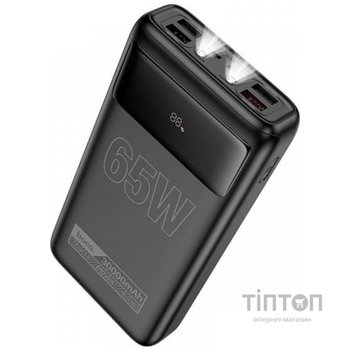 Універсальна мобільна батарея Hoco DB81 Apollo 65W 30000mAh Black (6942007637749)