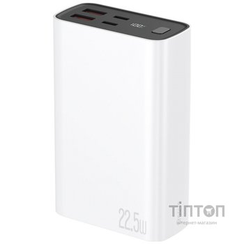 Універсальна мобільна батарея Proove Hyper Flux Plus 22.5W 20000mAh White (PBF222120002)
