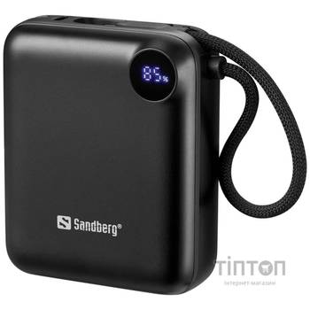 Універсальна мобільна батарея Sandberg 10000mAh 20W Black (421-26)
