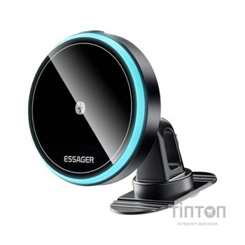 Універсальний автотримач Essager Element magnetic wireless charging car bracket outlet+paste mode (EZJCX-YS01-Z)