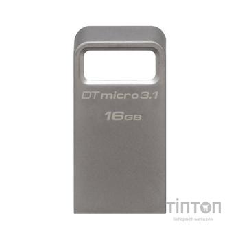 USB флеш 16Gb Kingston DT Micro срібний
