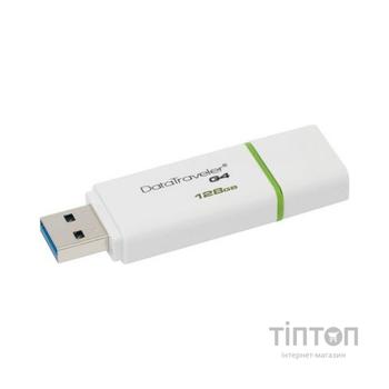 USB флеш Kingston DataTraveler Generation 4 128Gb USB 3.0 біла
