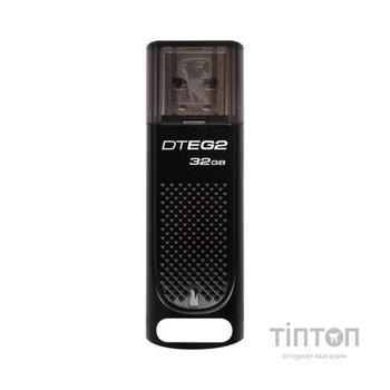 USB флеш накопичувач Kingston 32GB DataTraveler Elite G2 Metal Black USB 3.1 (DTEG2/32GB)