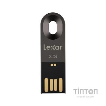 USB флеш накопичувач Lexar 32GB JumpDrive M25 Titanium Gray USB 2.0 (LJDM025032G-BNQNG)
