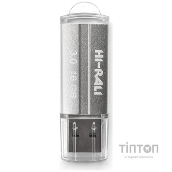 USB флеш накопичувач Hi-Rali 16GB Corsair Series Silver USB 3.0 (HI-16GB3CORSL)
