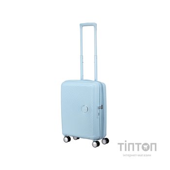 Валіза American Tourister Soundbox 35.5/41 л пастельно-блакитна (32G*22001)