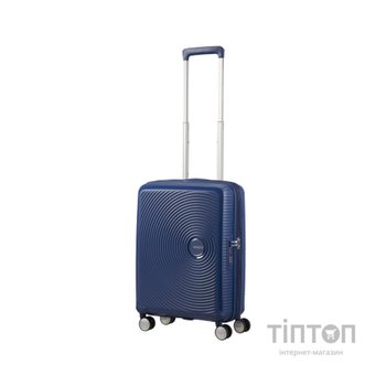 Валіза American Tourister Soundbox 35.5/41 л темно-синя (32G*41001)