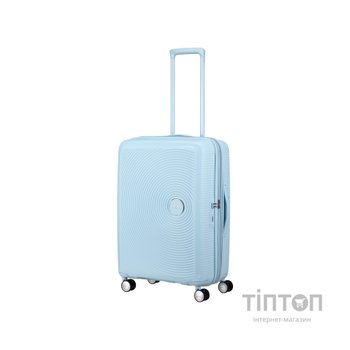 Валіза American Tourister Soundbox 71.5/81 л пастельно-блакитна (32G*22002)