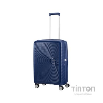 Валіза American Tourister Soundbox 71.5/81 л темно-синя (32G*41002)