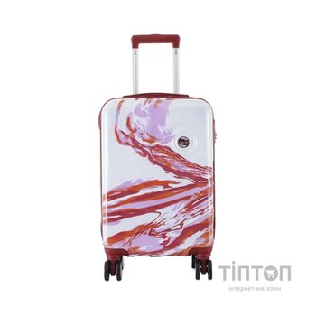 Валіза Semi Line 20" S T5654-1 White/Red Print (DAS302888)