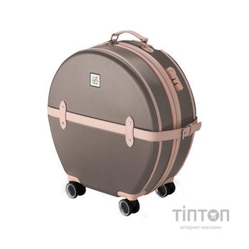 Валіза Semi Line 20" S T5673-2 Brown/Pink Cream (DAS302678)
