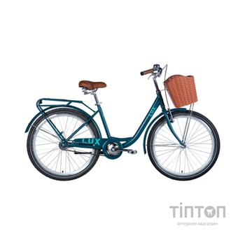 Велосипед Dorozhnik 26" LUX Velosteel рама-17" ST 2026 смарагдовий (OPS-D-26-362)