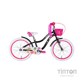 Велосипед Formula 20" Kid CREAM BH рама-10" AL 2026 чорний з рожевим (OPS-FRK-20-249)