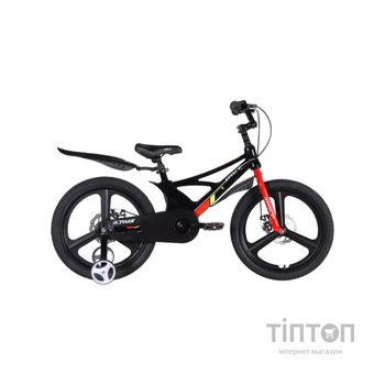 Велосипед Space 20" KID STAR DD рама-11" MG 2026 чорний з червоним (OPS-SK-20-045)