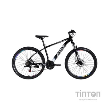 Велосипед Space 27.5" MERCURY DD FR рама-17" AL 2026 чорно-білий (OPS-SP-27.5-075)