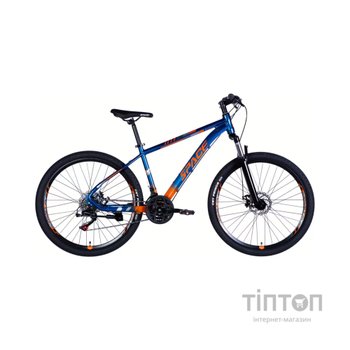 Велосипед Space 27.5" MERCURY DD FR рама-17" AL 2026 синьо-помаранчевий (OPS-SP-27.5-073)