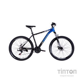Велосипед Space 27.5" PHAETON DD FR рама-19" AL 2026 чорно-синій (OPS-SP-27.5-087)