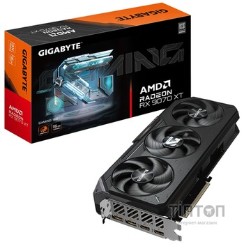 Відеокарта AMD Radeon RX 9070 XT 16GB GDDR6 Gaming Gigabyte (GV-R9070XTGAMING-16GD)