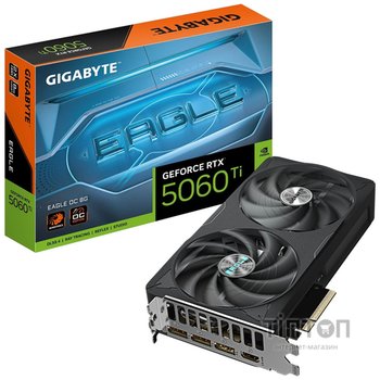 Відеокарта GF RTX 5060 Ti 8GB GDDR7 Eagle OC Gigabyte (GV-N506TEAGLE OC-8GD)