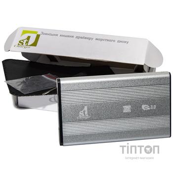 Внешний карман 1StCharger SATA HDD/SSD 2.5", USB 3.0, Silver (HDE1STU2530BS)