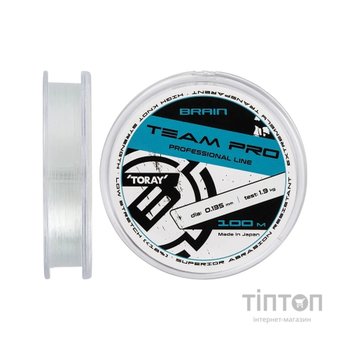 Волосінь Brain Team Pro 100m 0.135mm 1.9kg (1858.26.94)