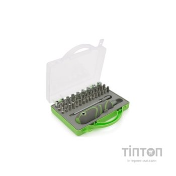 Викрутка Voltronic 41-in-1, насадки та головки, довжина тримача 88 mm (YT-41-1)