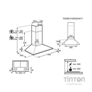 Витяжка кухонна Electrolux EFC226R
